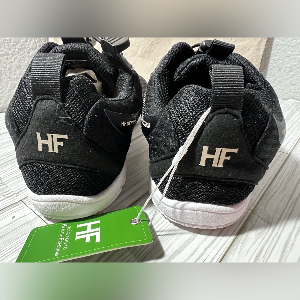Hike‎ Footwear Cloud Ergonomic Support Barefoot sneaker shoe black women 10-10.5 - Picture 6 of 13